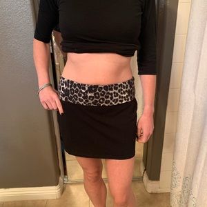 💜 Express black mini skirt